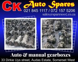 Auto and manual gearboxes for sale for most vehicle make and models.