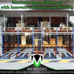 Maximise space efficiency with innovative Racking and Shelving.