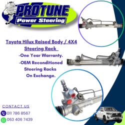 Toyota Hilux Raised Body 4X4 - OEM Reconditioned Steering Racks