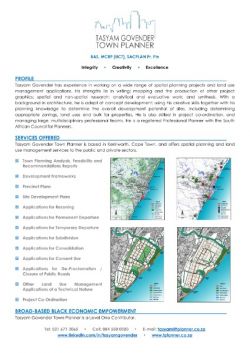 Tasyam Govender Town Planner