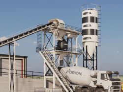 CONCRETE BATCHING PLANT 30 m3 – PAN MIXER- FREE SHIPPING