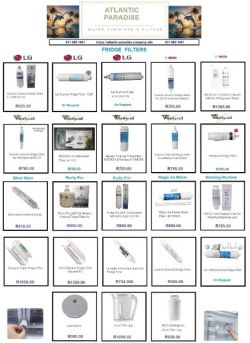 REFRIGIRATOR FILTERS HOT SALE / ATLANTIC PARADISE