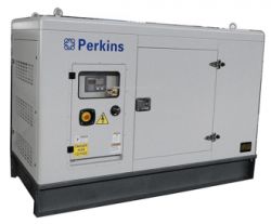 PERKINS 15KVA SILENT 3-PHSE AUTO  DIESEL GENERATOR.