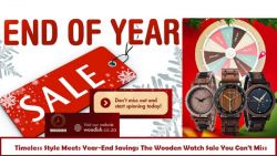 Embrace Nature's Elegance: Wooden Watches for Women - Year-End Offer!